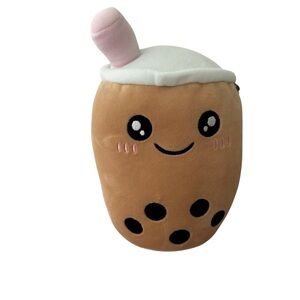 Boba Tea Plush Toy Soft With zip pouch squishmallows